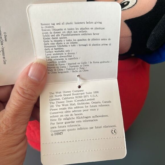 DISNEY Mickey Mouse 70 Happy Years Bean Bag Plush *NEW* - Picture 6 of 12